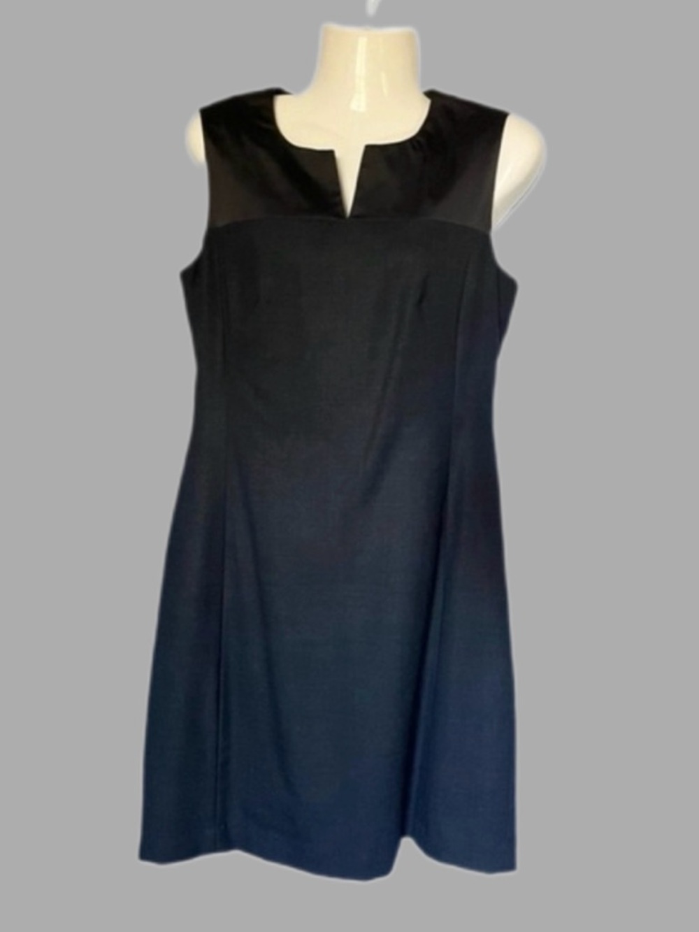 TRULY Black Sleeveless Minimalist Chic Dress Size Uk 10 (US 6)